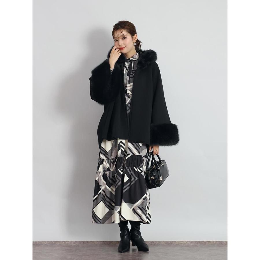 FENNEL（フェンネル） エコファーポンチョアウター : マルイ(丸井