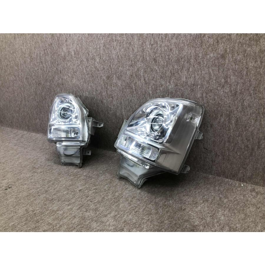 磨き済み DA16Tキャリイ トラック純正HID ヘッドライト左右 KOITO 100