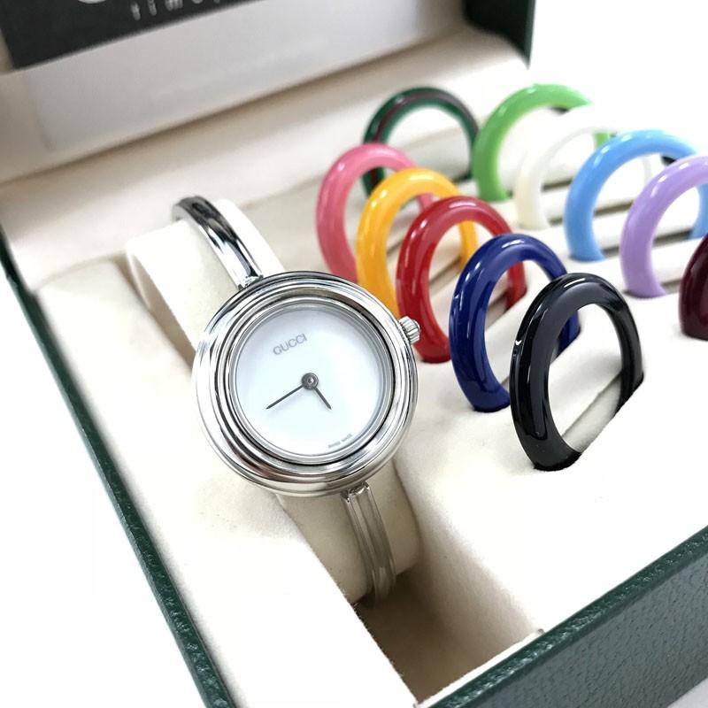 GUCCI（グッチ） 腕時計 チェンジベゼルウォッチ 着せ替え クォーツ