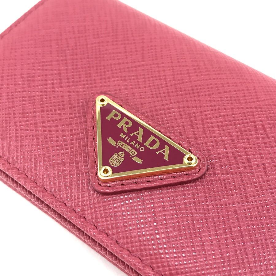 PRADA（プラダ） カードケース 名刺入れ サフィアーノ トライアングル