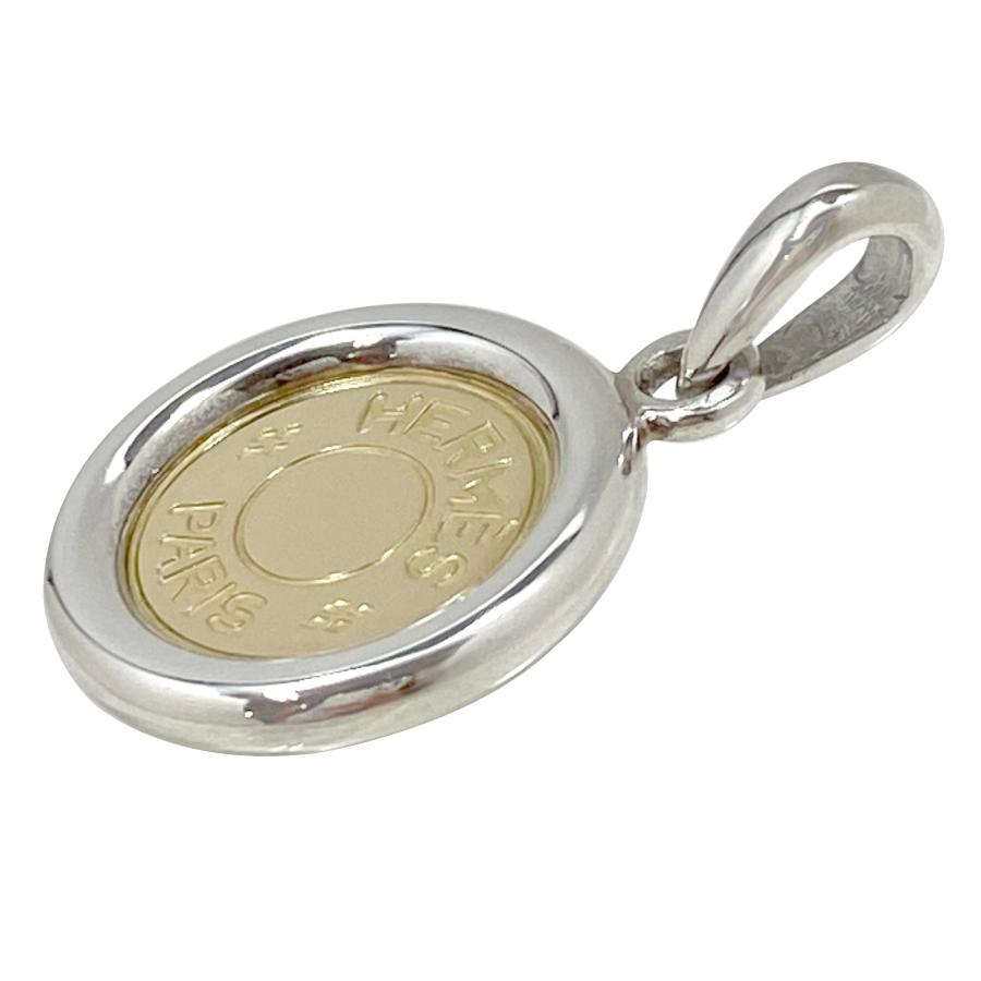 HERMES（エルメス） ペンダントトップ セリエ ゴールド シルバー SV925