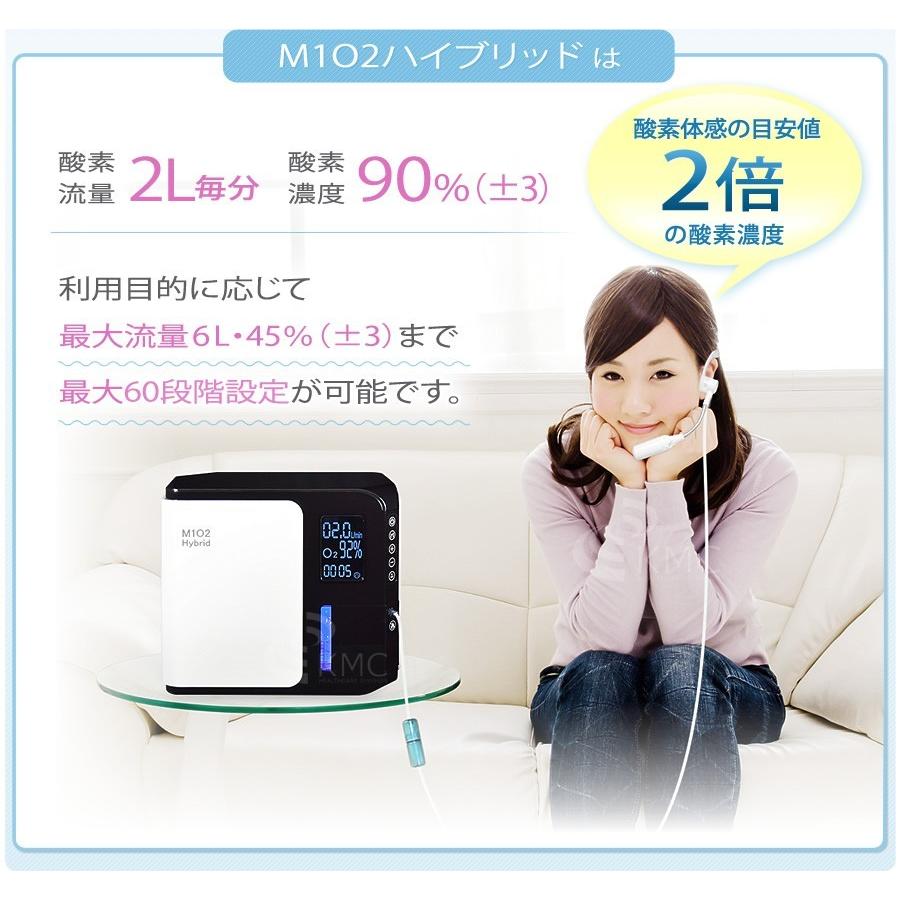 酸素発生器/酸素濃縮器 M1O2-Hybrid エムワンオーツーハイブリッド