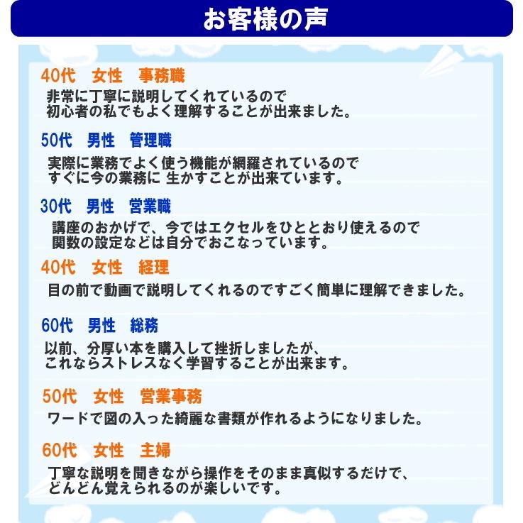 パソコン・エクセル・ワード教材DVD・動画でらくらく身につく。ワード