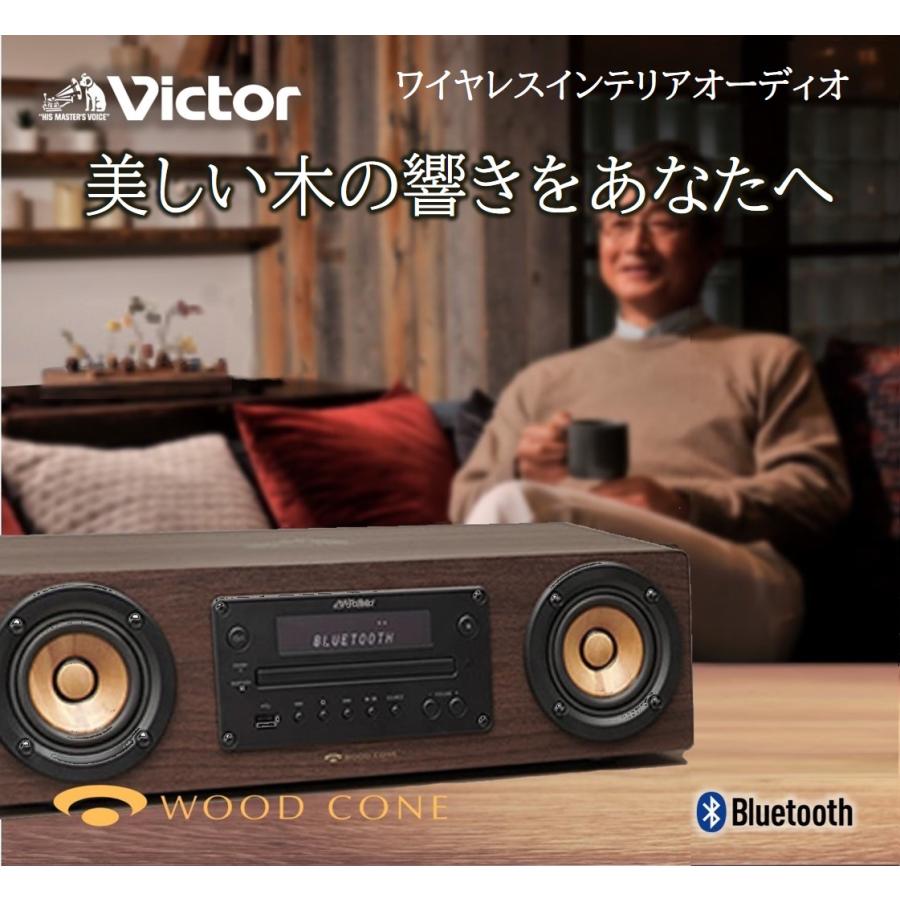 WOOD CONE Victor JVCケンウッド 一体型 ウッドコーン EX-D6 ｜ 高音質