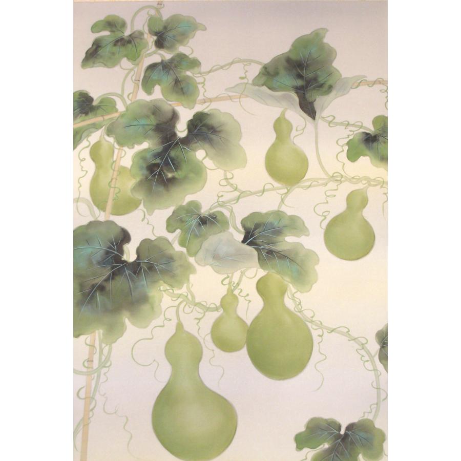 掛け軸 掛軸 瓢箪 (ひょうたん) 宮沢湖春 (真作・新品) : 掛け軸の専門