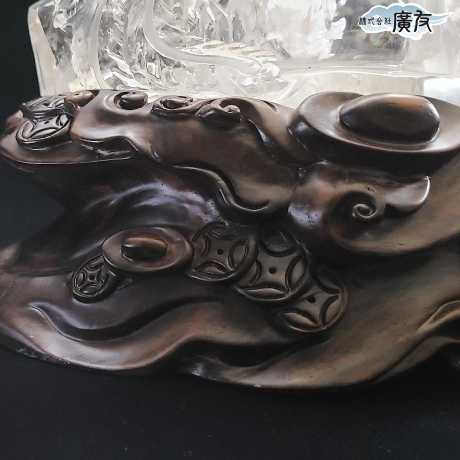 開運 龍の置物 龍 水晶 鳳凰 置物 龍彫刻 風水 玄関 パワーストーン