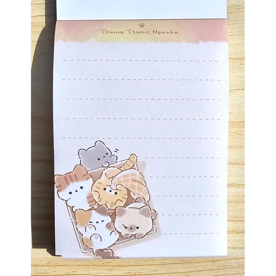 CRUX（クラックス） 2025年4月・クラックス つめつめにゃんこ ミニメモ