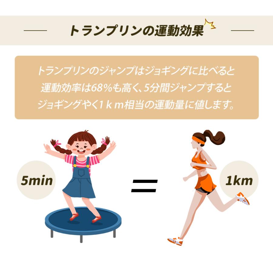 トランポリン 補助手すり付き ダイエット器具 健康器具 折りたたみ