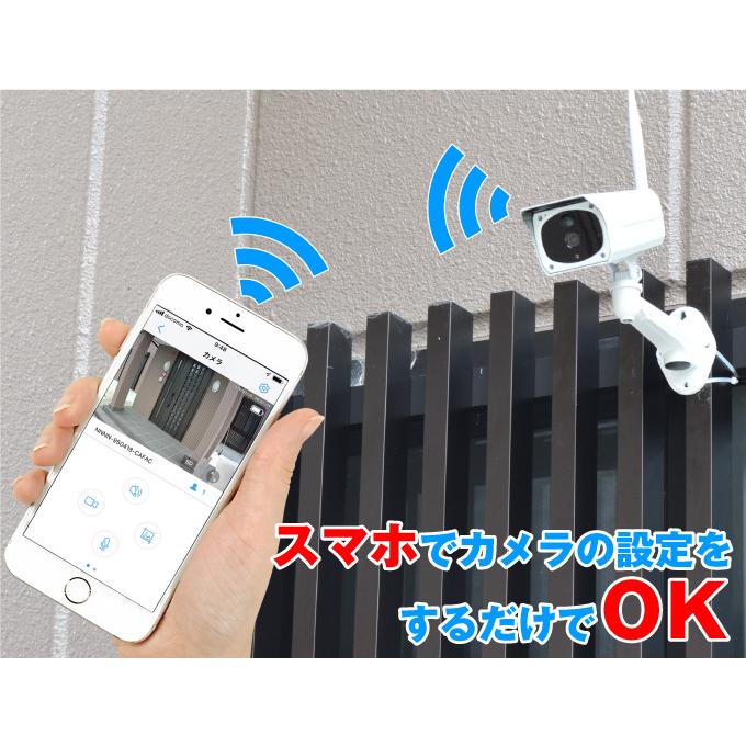 防犯カメラ ソーラー 監視カメラ Wi-Fiカメラ ネオ 32GB SD付 1個