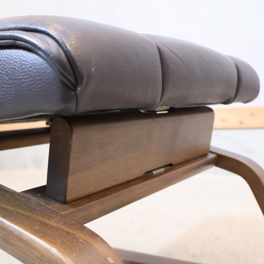 FUJI FURNITURE 冨士ファニチア 本革 リクライニングチェア 1人掛け