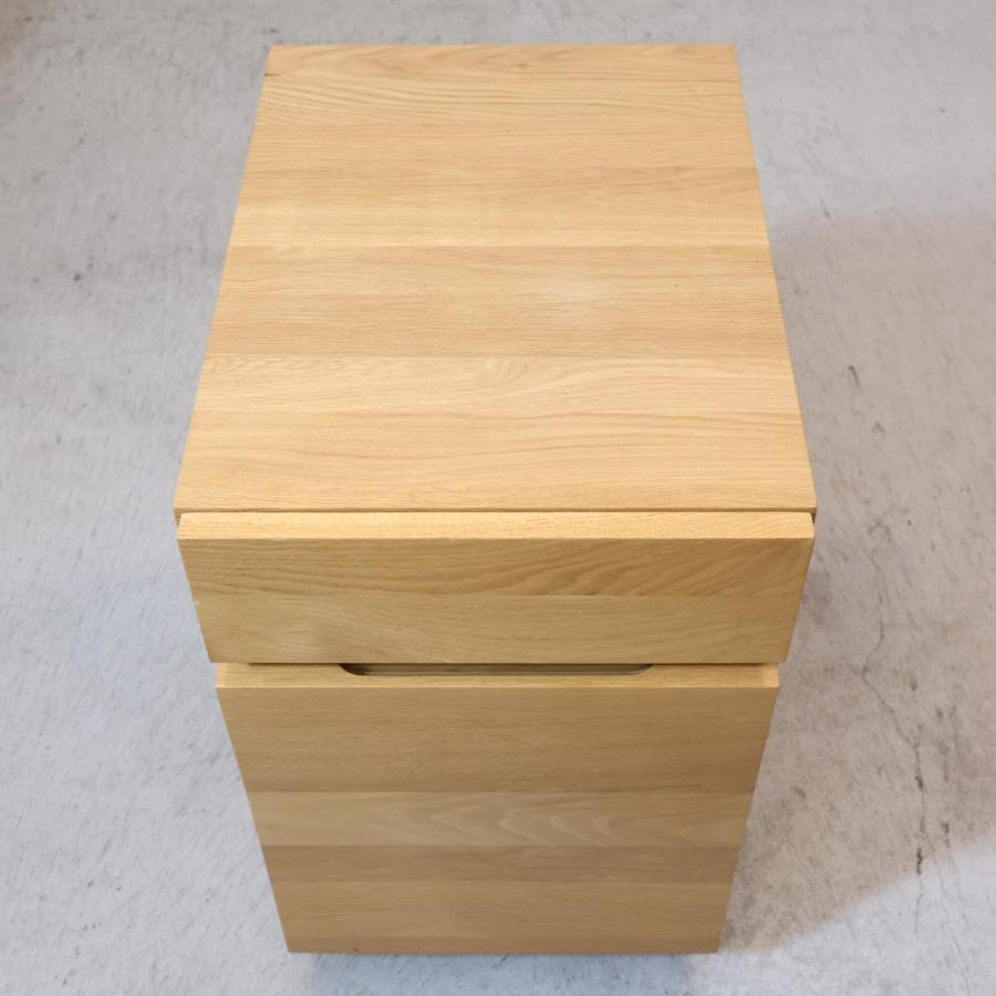 MUJI 無印良品 オーク材 パーソナルデスク&ワゴン シンプル ナチュラル
