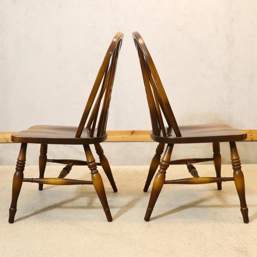 飛騨産業 キツツキマーク 穂高 ウィンザーチェア 2脚セット No.266