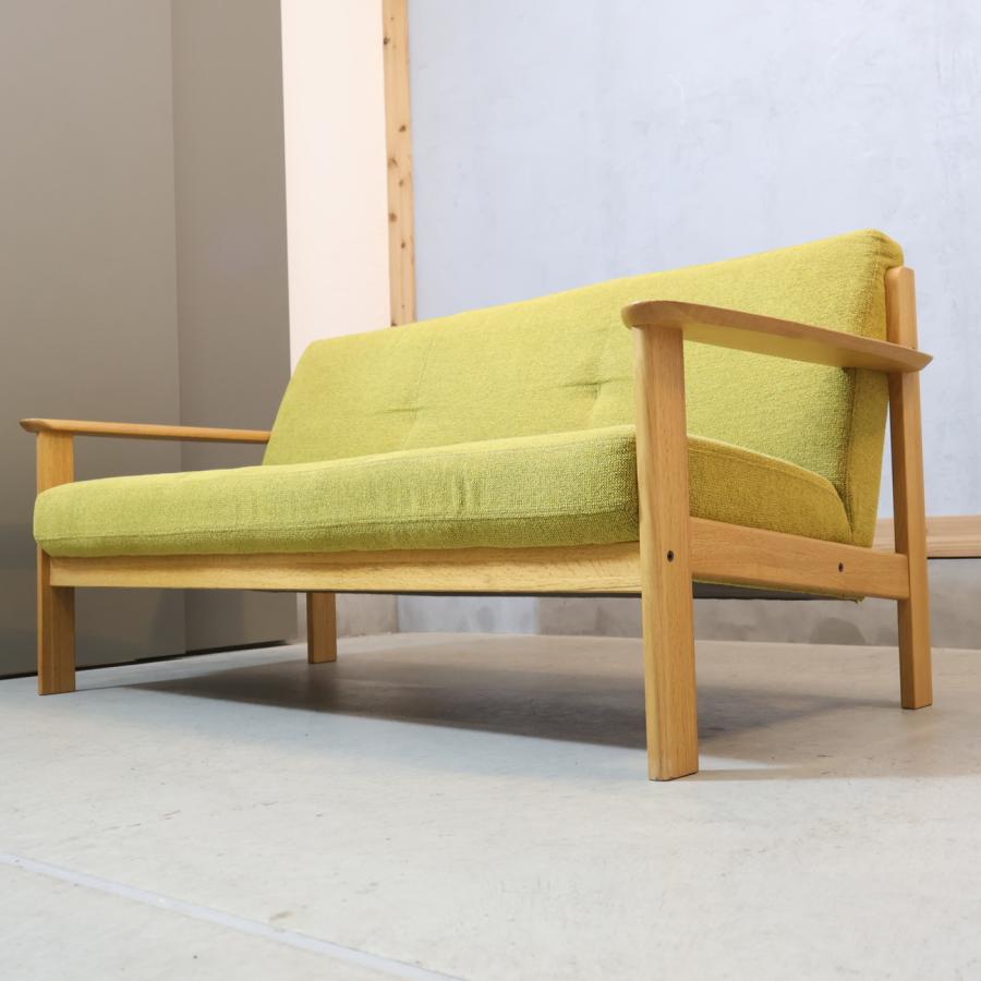 Chitano karimoku カリモク家具 チターノ 3人掛けソファー オーク材