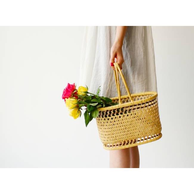 かごバッグ 夢わらべ(ゆめわらべ） /小林ミドリ 新潟産 天然竹