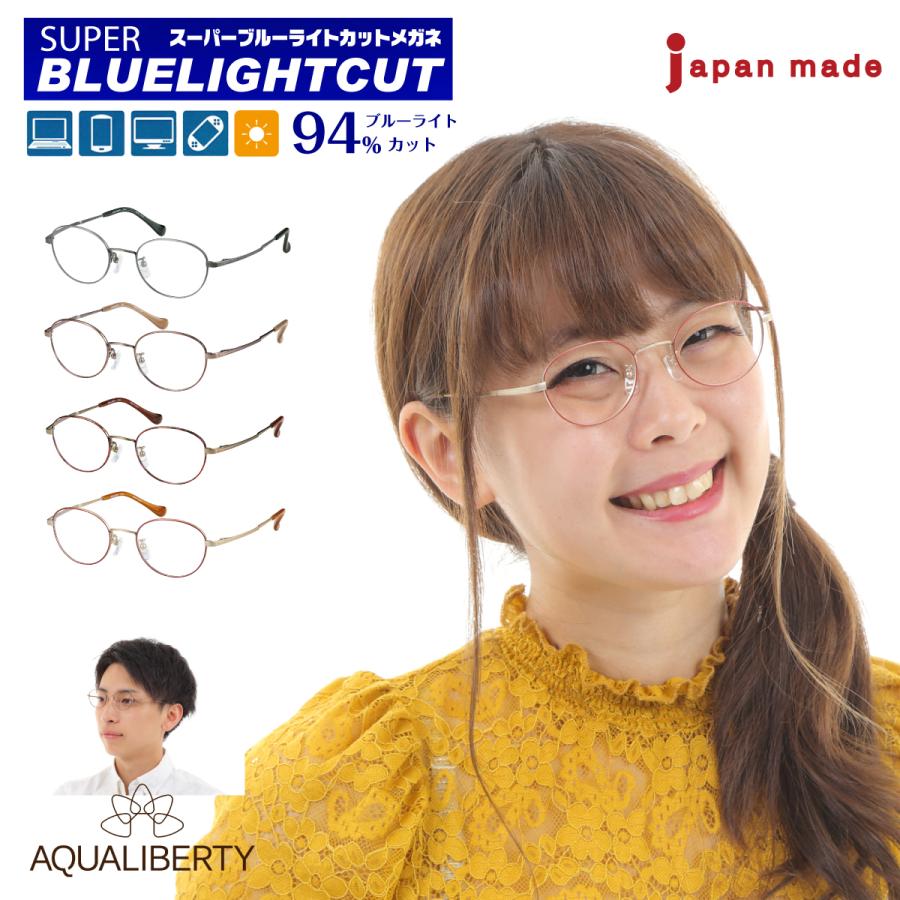 スーパーブルーライトカットメガネ 94%カット 度付き 度あり