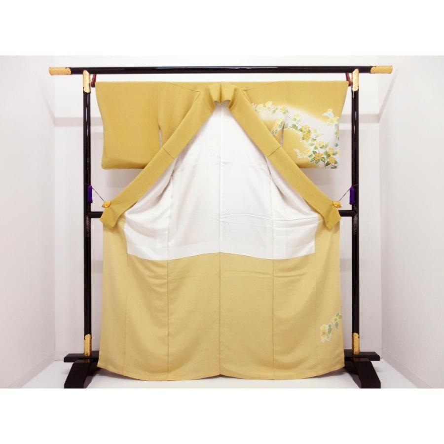 未使用品】訪問着 ちりめん 友禅金彩加工 ボカシ染 : KOMEHYO