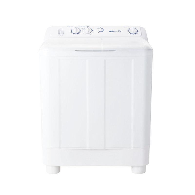 ハイアール 二槽式洗濯機 8．0kg JW−W80F（W） : コメリ