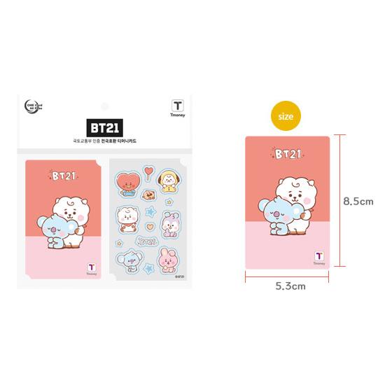 BT21 RJ・KOYA ベビー グリッター パール Tmoney カード BTS 防弾少年