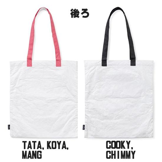 BT21 ミュージック タイベック エコバッグ [韓国雑貨][BTS][防弾少年団