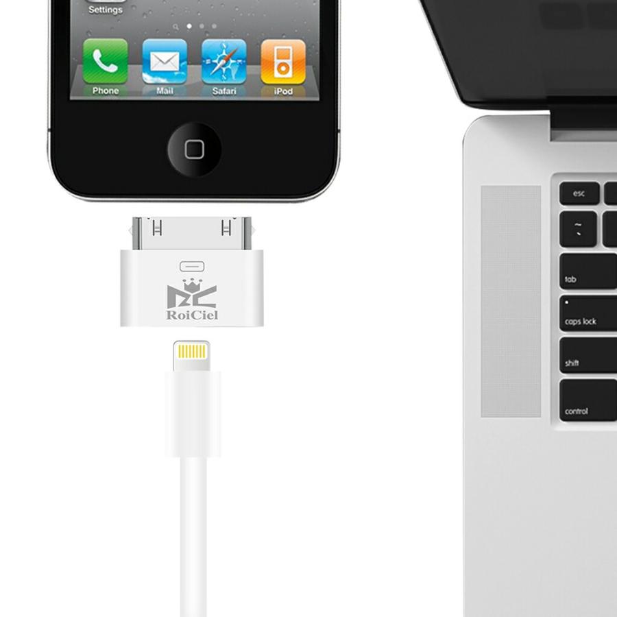 RoiCiel LightningからDockへ変換コネクタ Lightning(メス)-iDock(オス