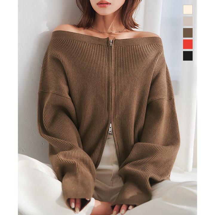 KOBE LETTUCE（神戸レタス） カーディガン レディース 黒 オフ