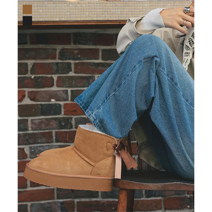 KOBE LETTUCE（神戸レタス） ムートンブーツ 厚底 レディース 軽量