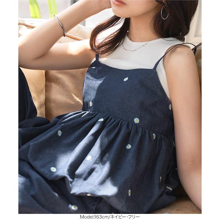 KOBE LETTUCE（神戸レタス） キャミソール バルーン ビスチェ デニム