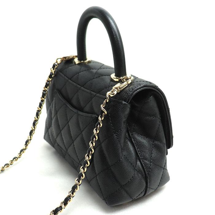 CHANEL（シャネル） ココハンドル19 XXS チェーンショルダー ブラック
