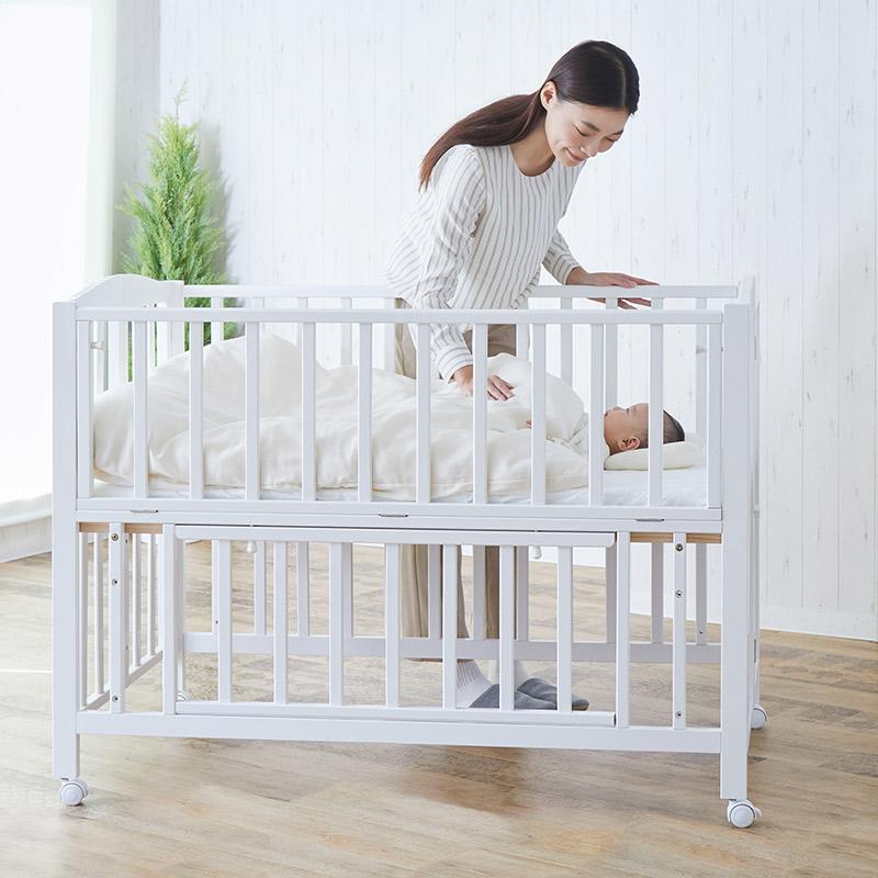 カトージ（KATOJI） ベビーベッド 折りたたみ ベッド レギュラー