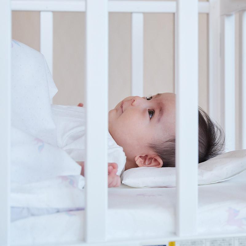 カトージ（KATOJI） ベビーベッド 折りたたみ ベッド ミニ ホワイト