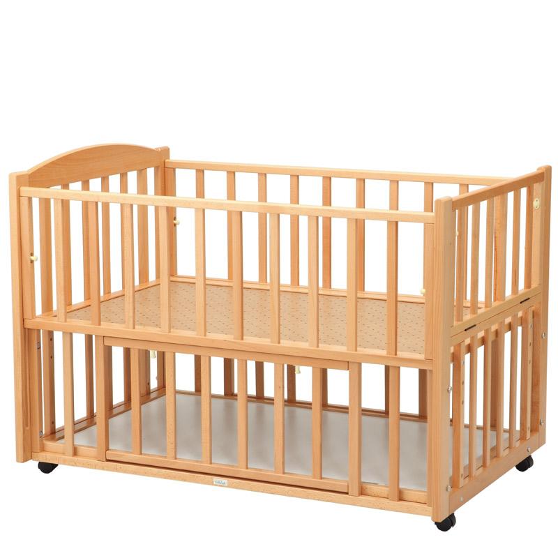 カトージ（KATOJI） ベビーベッド 日本製 スリーオープンベビーベッド