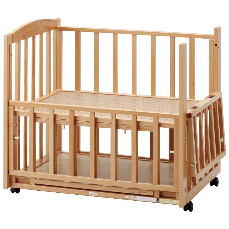 カトージ（KATOJI） ベビーベッド 日本製 スリーオープンミニベビー