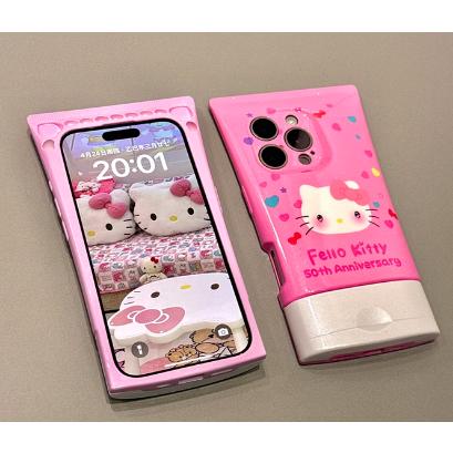 キティちゃん スマホケース キティ ハワイ風 日焼けキティ 立体