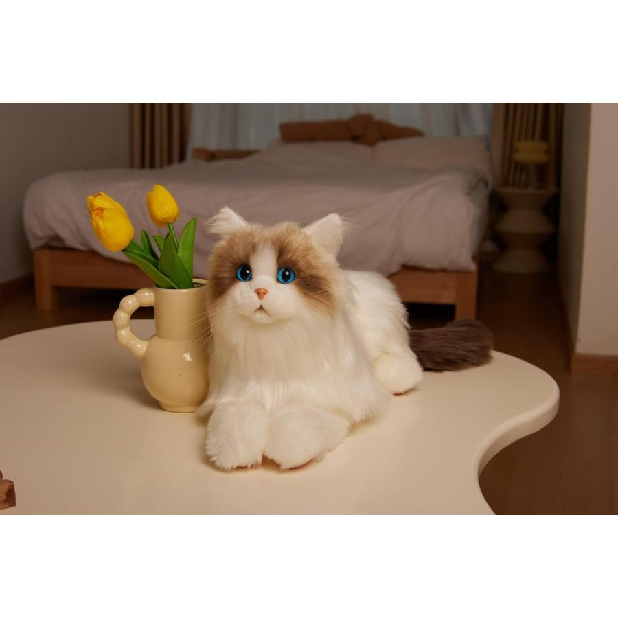 猫 ぬいぐるみ 本物そっくり リアルなねこ ハンドメイド 手作り 優しい