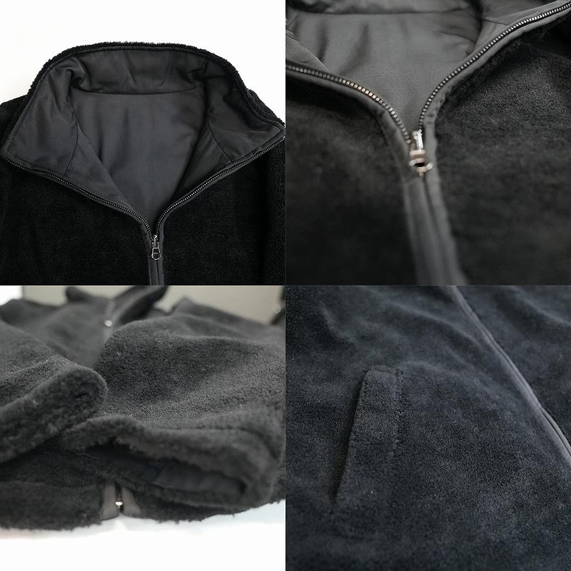 ファーブルゾン メンズ リバーシブルジャケット フリーサイズ ブラック