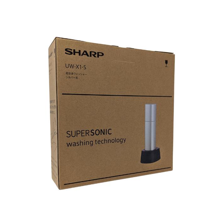 SHARP（シャープ） UW-X1-S 超音波ウォッシャー シルバー系 しみ抜き
