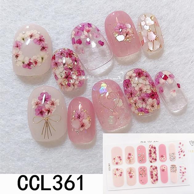 貼るだけ 韓国ファッション ネイルシール ジェルネイル 3D 時短 簡単