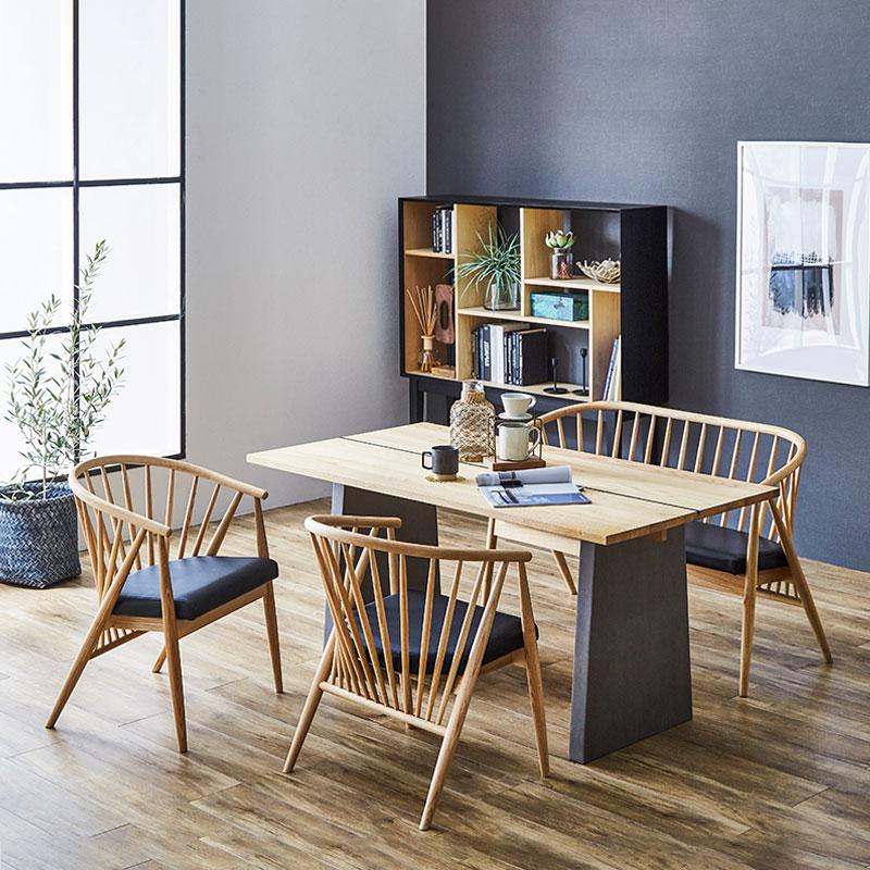 ダイニングチェア2脚セット 和モダン ダイニングチェア セット 2脚