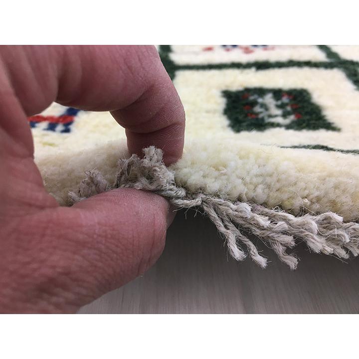 ギャッベ 玄関マット 約58.5×87.5cm 00341】GABBEH・ギャッペ(ギャべ