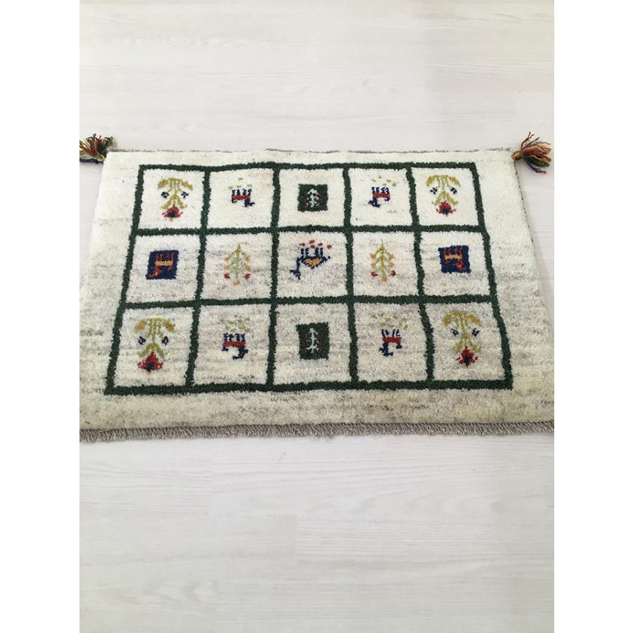 ギャッベ 玄関マット 約58.5×87.5cm 00341】GABBEH・ギャッペ(ギャべ