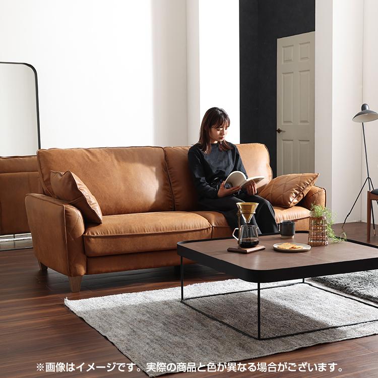 関家具 ソファ 3人掛け おしゃれ 高級 レザーテックス コロンバス