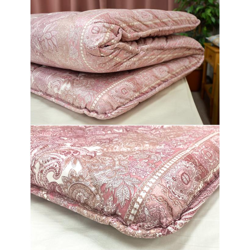 昭和西川 【圧縮せずにお届け】昭和西川 羊毛混 四層 敷布団 シングル