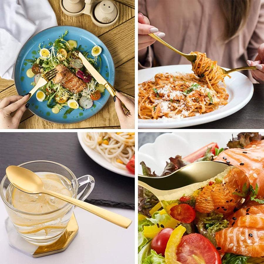 24本セット 6人用 カトラリーセット スプーン フォーク ナイフ