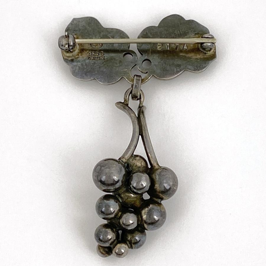 ジョージジェンセン Georg Jensen ムーンライト グレープ ブローチ