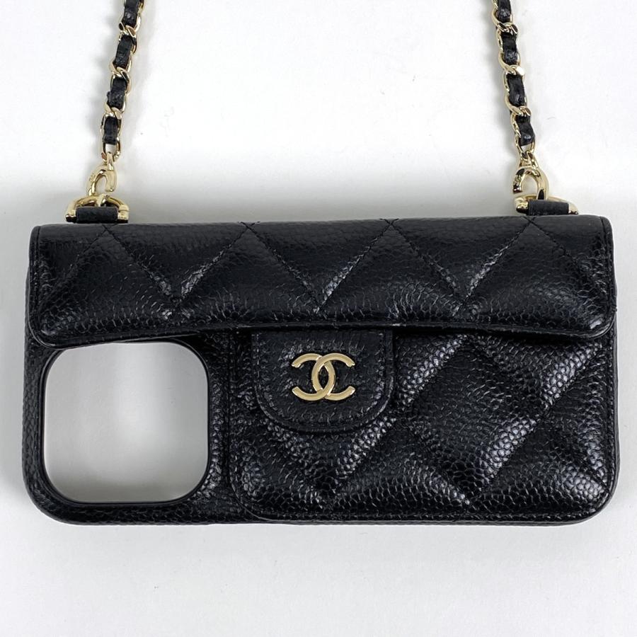 CHANEL（シャネル） ココマーク チェーン スマホケース iPhone