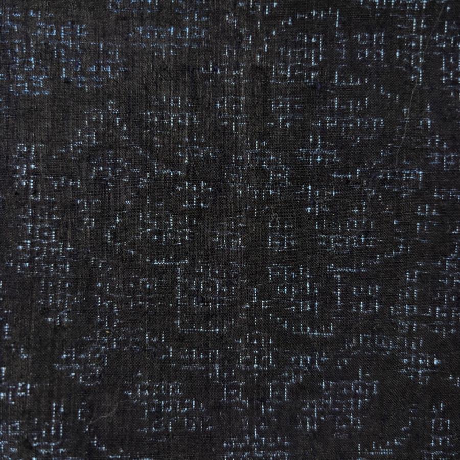 結城紬 身丈163cm 裄丈63.5cm S 袷 本場結城紬 藤貫 証紙あり 華文