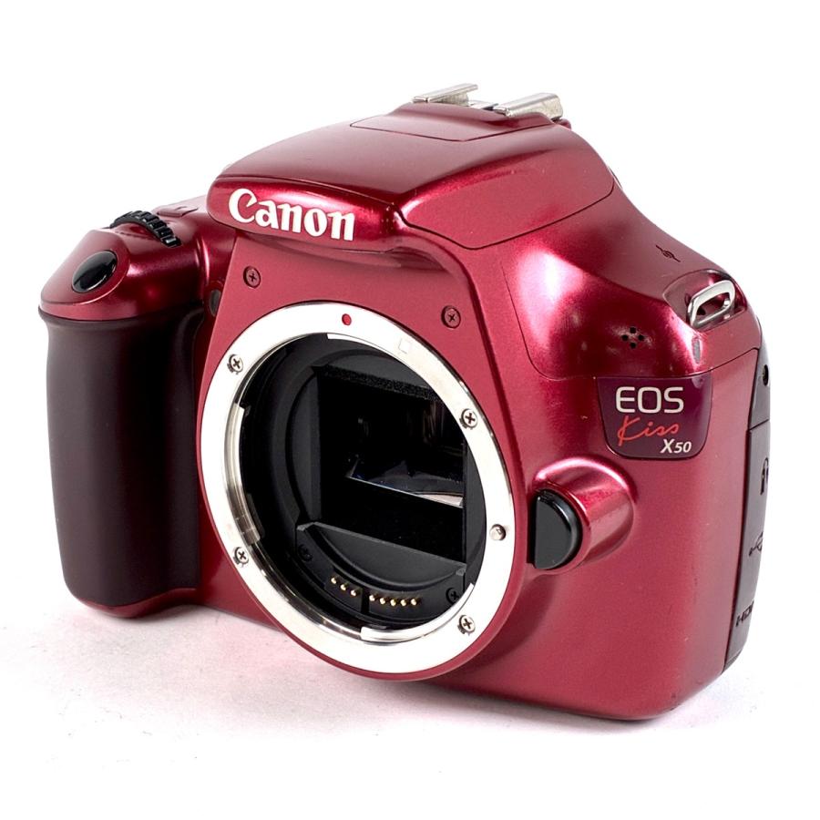キヤノン Canon EOS Kiss X50 レッド ボディ デジタル 一眼レフカメラ