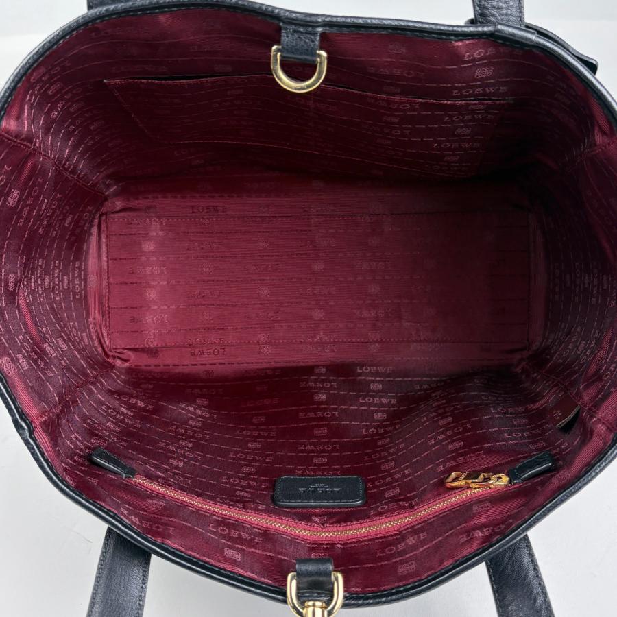 LOEWE（ロエベ） ヘリテージ スモール トートバッグ ロゴ ハンドバッグ