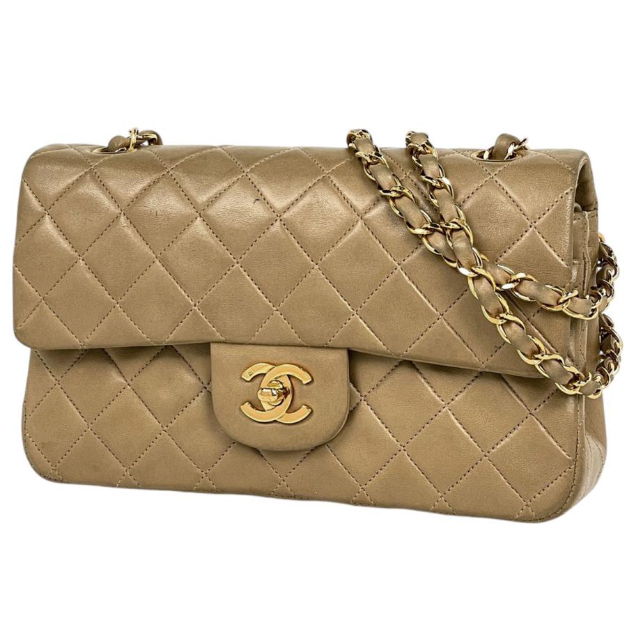 CHANEL（シャネル） マトラッセ Wフラップ チェーン ショルダーバッグ