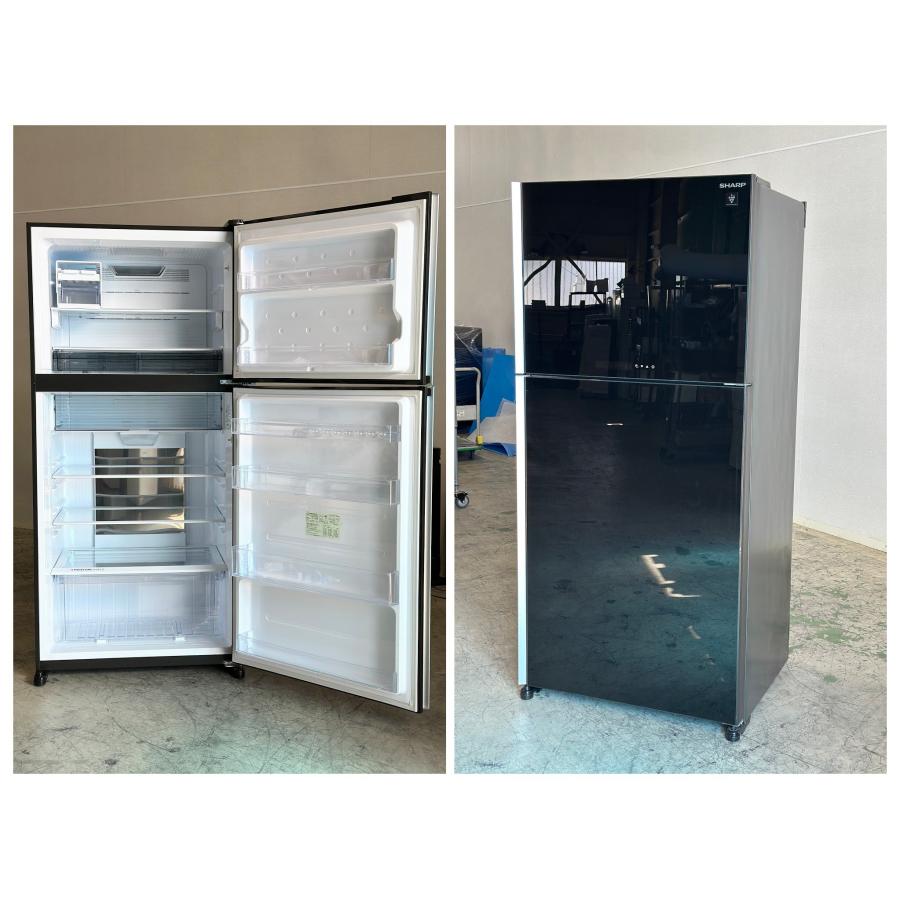 □SHARP/シャープ□600L 大型2ドア冷蔵庫 SJ-60H-B 2023年製☆埼玉発送